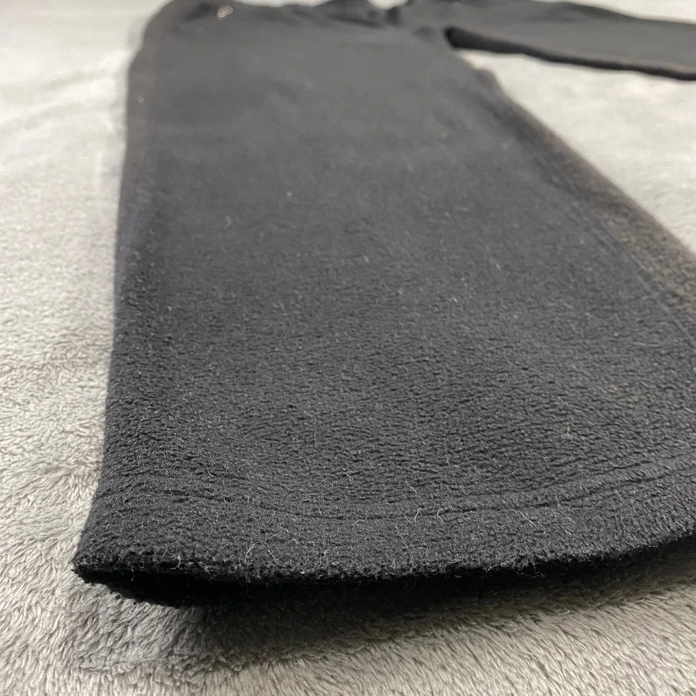 J. Crew Black Fleece Sweatpants Baggy Zipper Pockets Elastic Waist Size‎ M